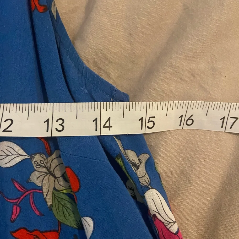 Matilda Jane Floral Blue Sleeveless Dress - Picture 4 of 6